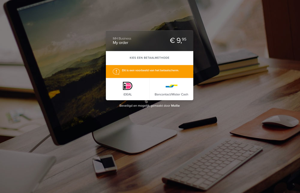 Betaalpagina Mollie