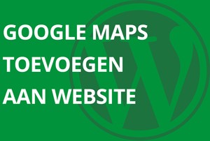 Google maps toevoegen aan website