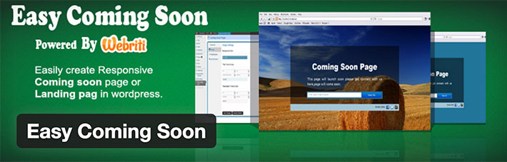 Coming soon plugins