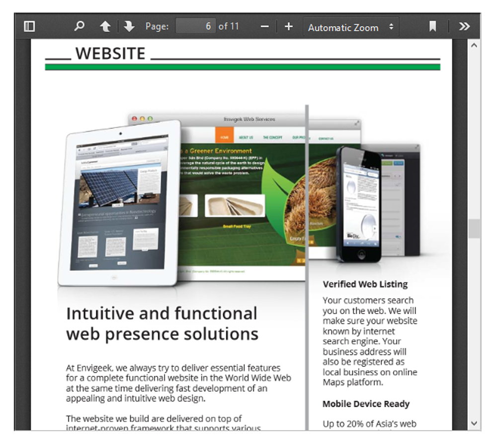PDF viewer plugin schermafbeelding