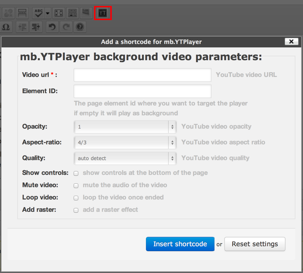 Video achtergrond toevoegen pagina