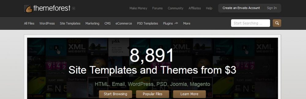 Themeforest voor WooCommerce thema's